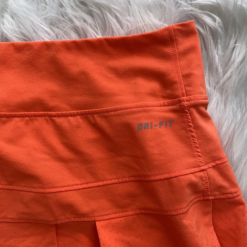 Nike | Orange Tennis Skirt